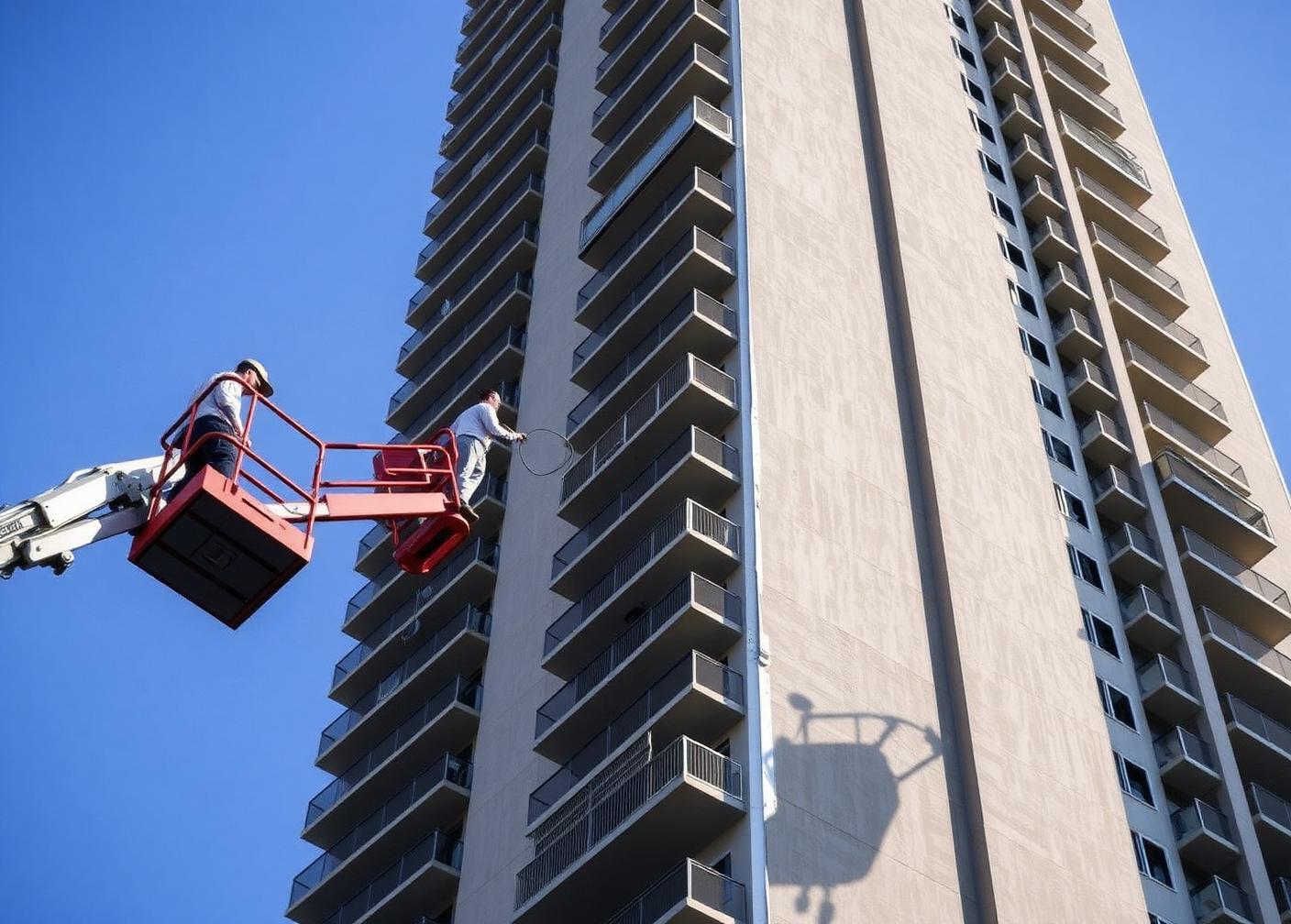 Winston Towers 100 — 22-story tower — concrete restoration and full exterior repaint